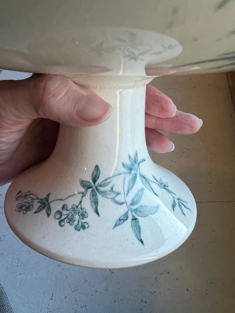 Antique French Ironstone MIGNON Pattern Compote