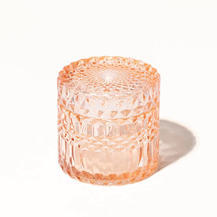 Peach Vintage Style Candle