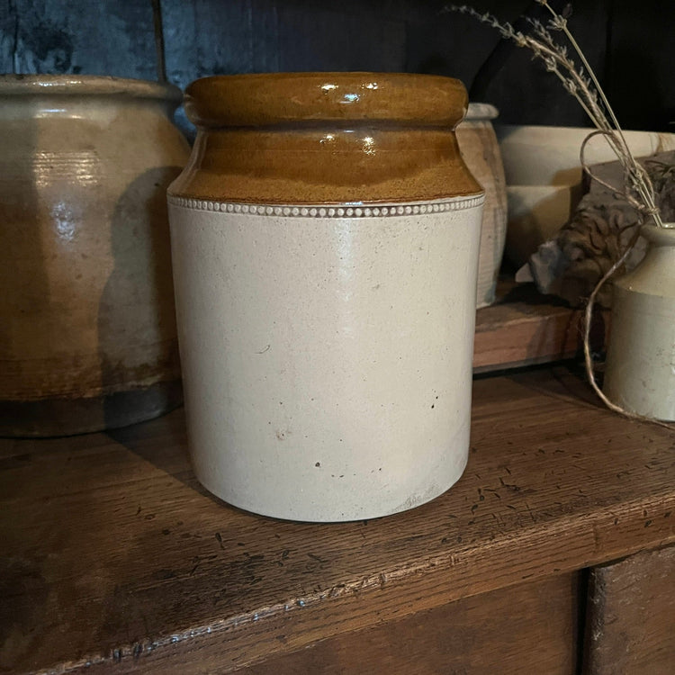 Large Antique English Pantry Crock