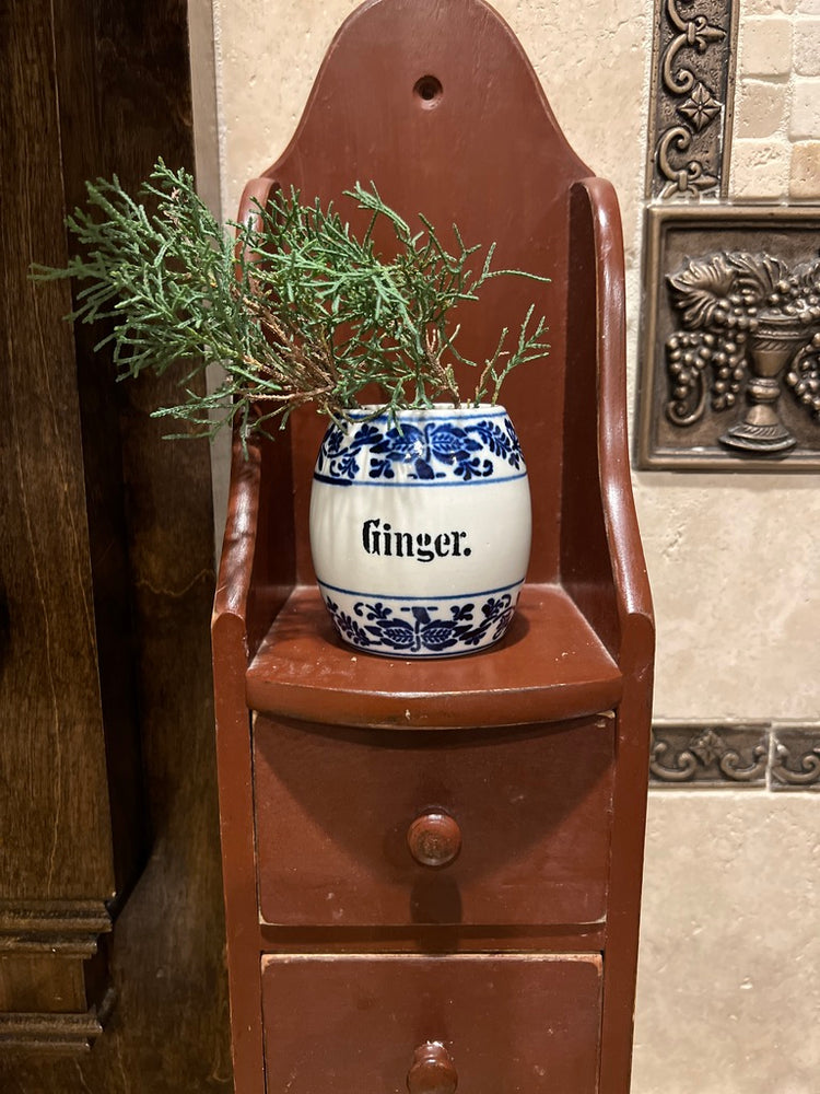 Small Vintage German Ginger Jar