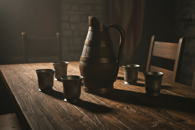Antique French Cider Pitcher