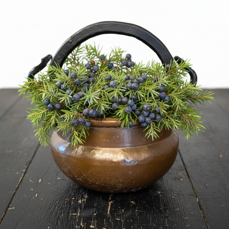 Antique Primitive Copper Cauldron