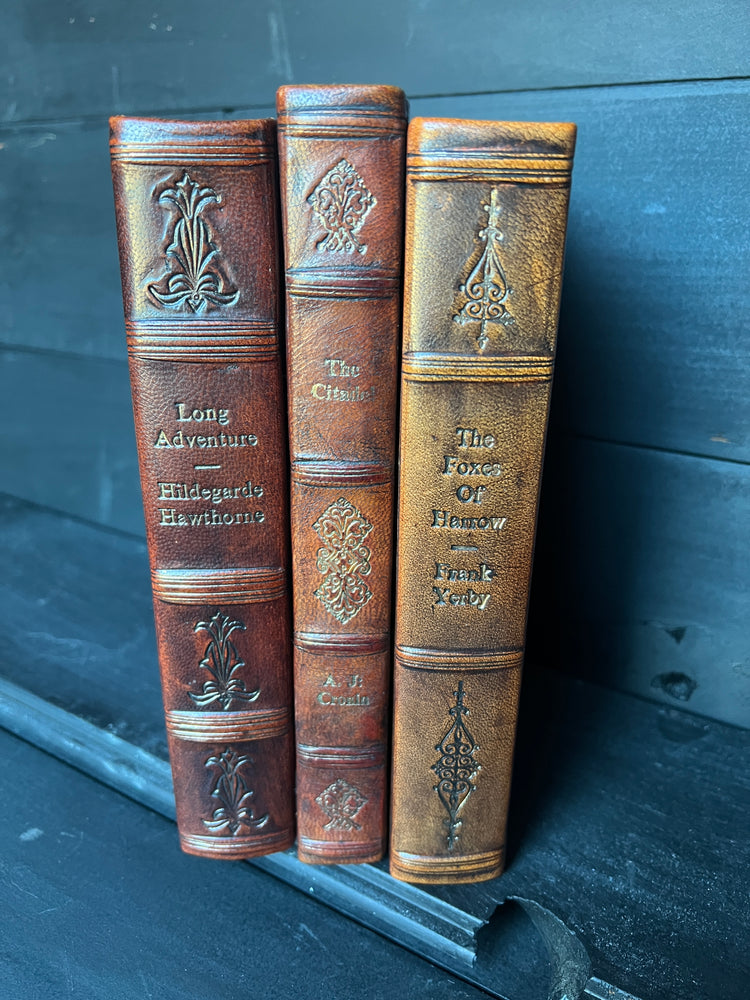 Vintage Leather 1930 - 1940’s Books