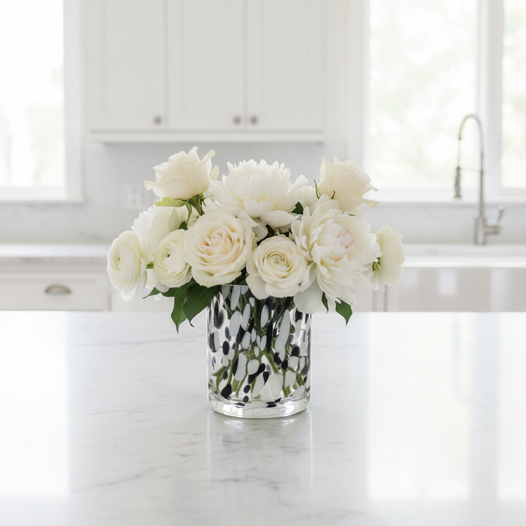 Hand Blown Glass Vase