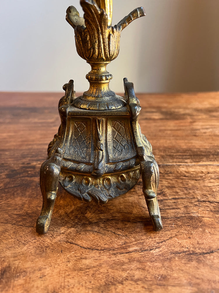 Antique 1800's French Bronze Candelabra