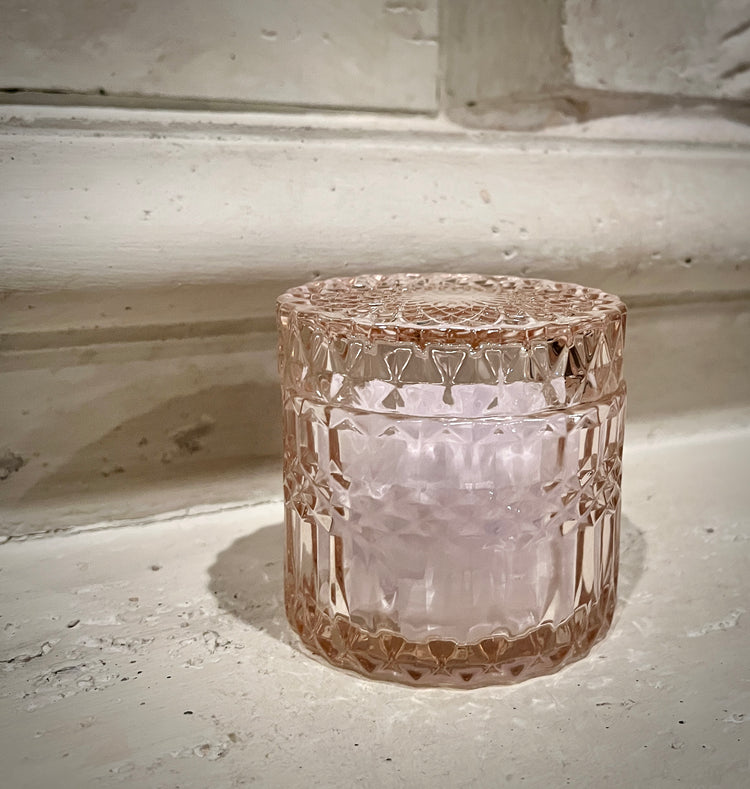 Pink Vintage Style Candle