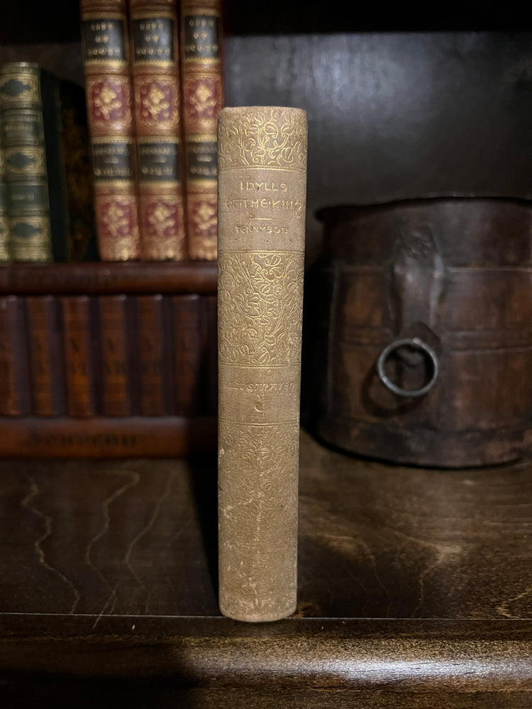 1892 Antique Book, Idylls of the King by Lord Alfred Tennyson