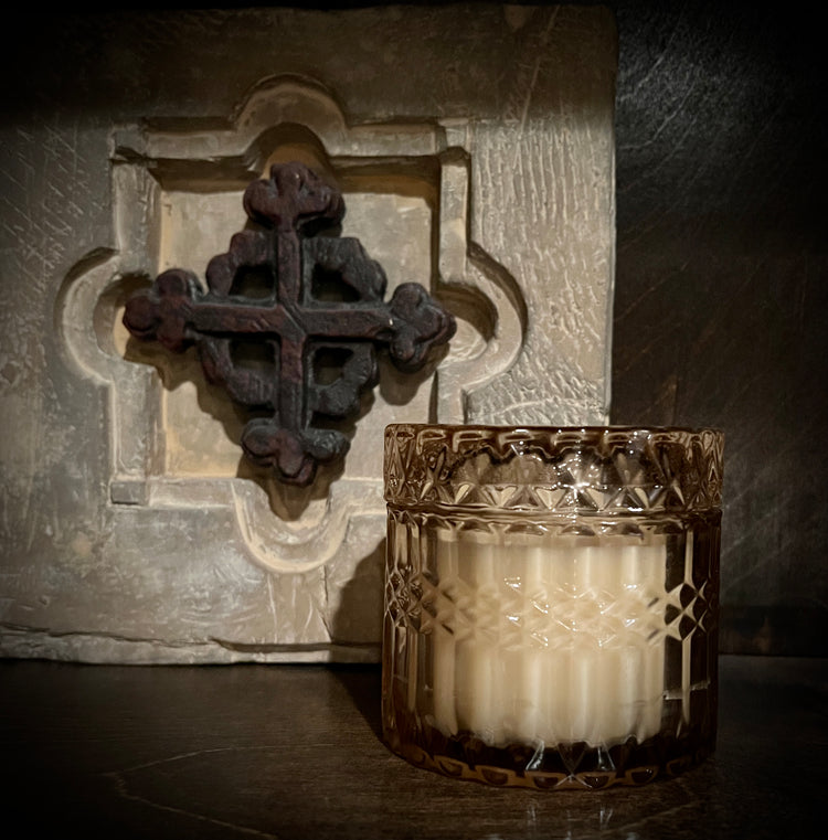 Champagne Vintage Style Candle