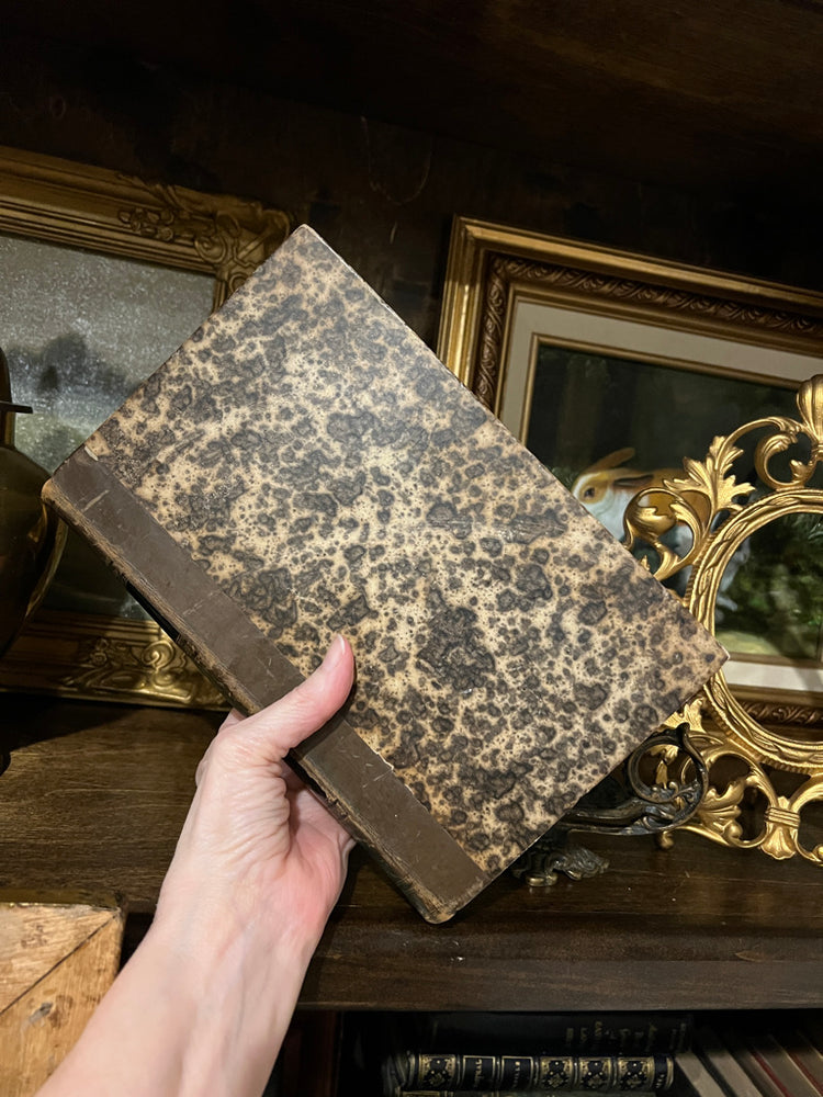 1863 Antique French Book, Milton's Paradise Lost