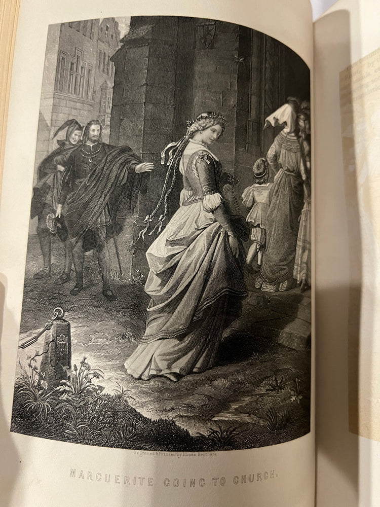 1874 Antique Book of Beauty, Full of Engravings