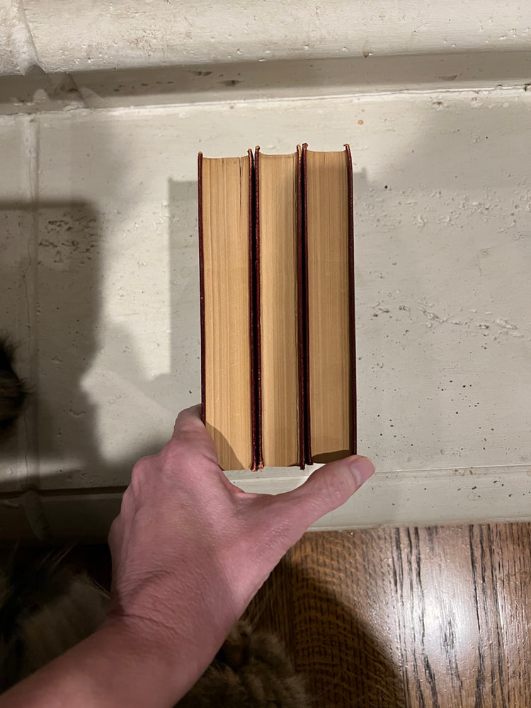 Antique Red Shakespeare Books - 1924
