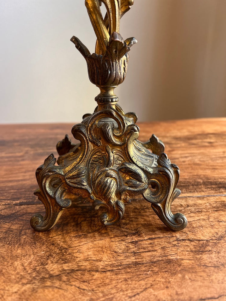 Antique 1800's French Bronze Candelabra