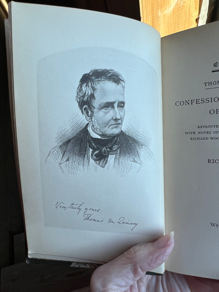 Antique Book 1821, Confessions of an English Opium Eater