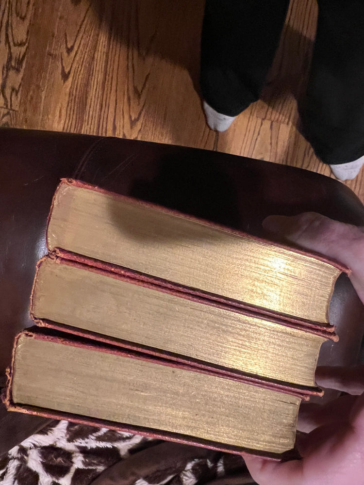 Antique Red Shakespeare Books - 1924