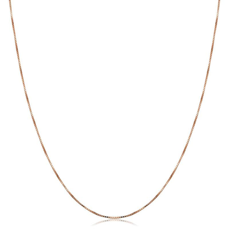 14K Gold Liquid Box Chain Necklace