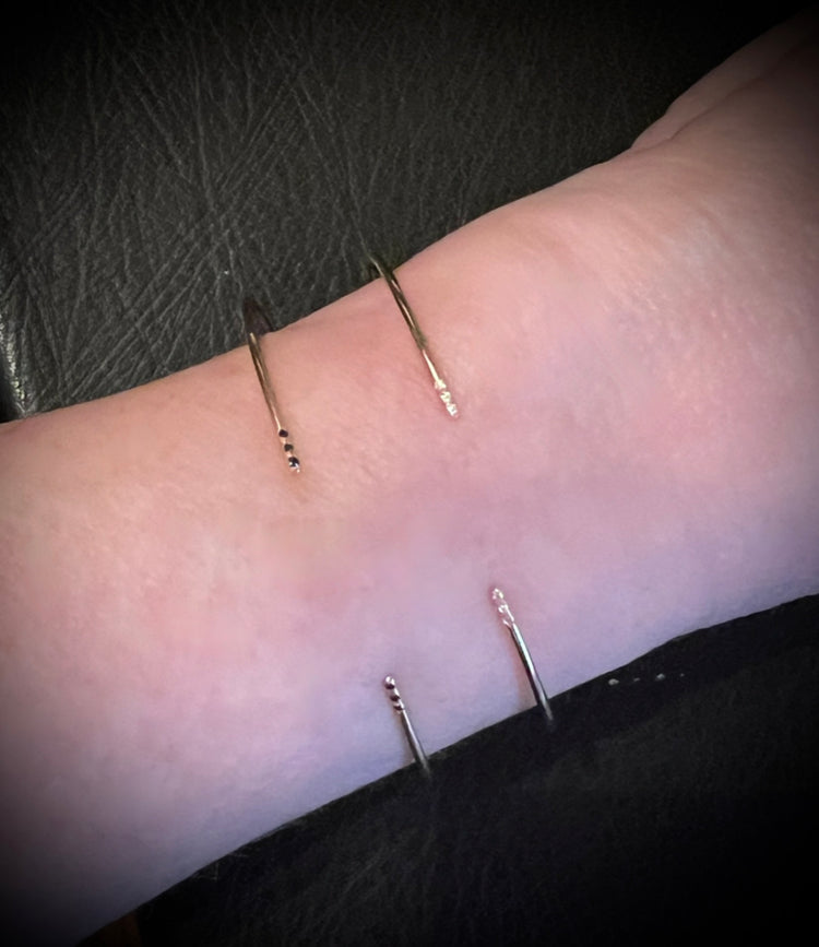 14K Gold Diamond Mini Cuff Bracelet | Avie Fine Jewelry