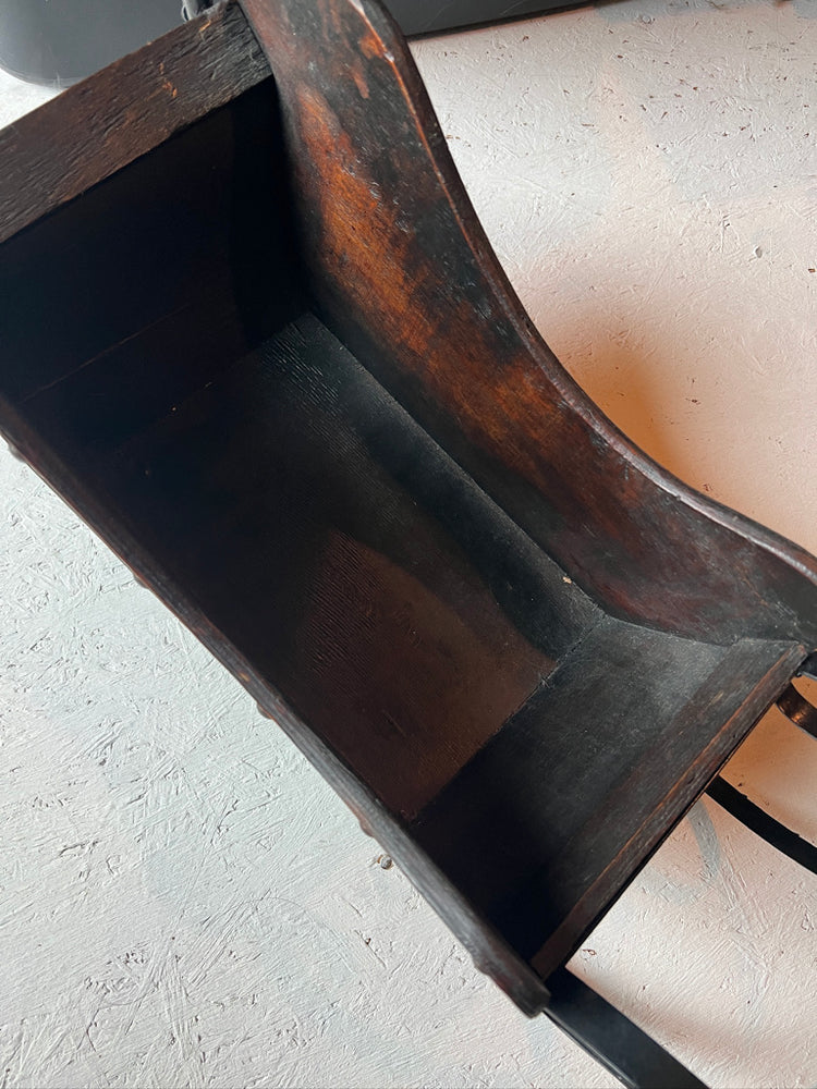 Vintage Wood and Metal Winter Sleigh