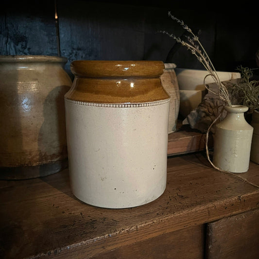 Large Antique English Pantry Crock