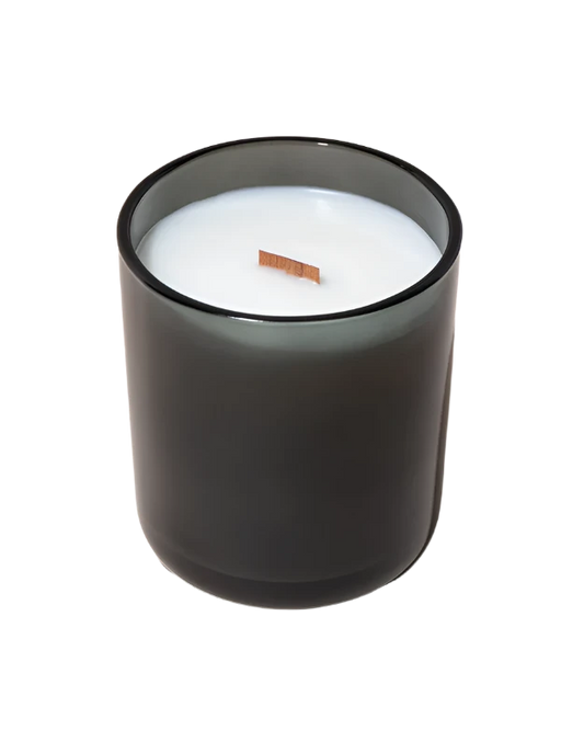 Signature Wooden Wick Candle  - Dark Smoke