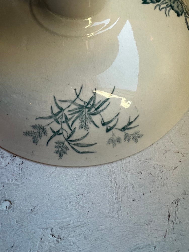 Antique French Ironstone MIGNON Pattern Compote