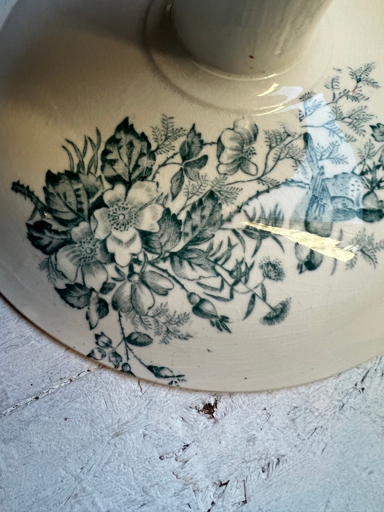 Antique French Ironstone MIGNON Pattern Compote