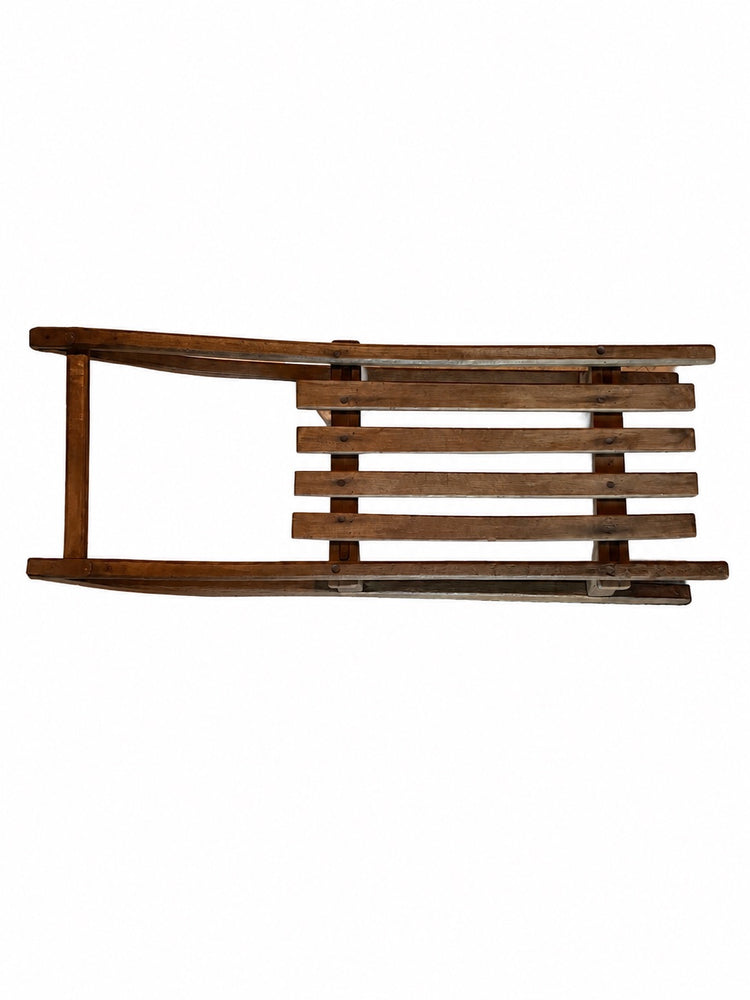 Antique Solid Wood German Sled, Child Size