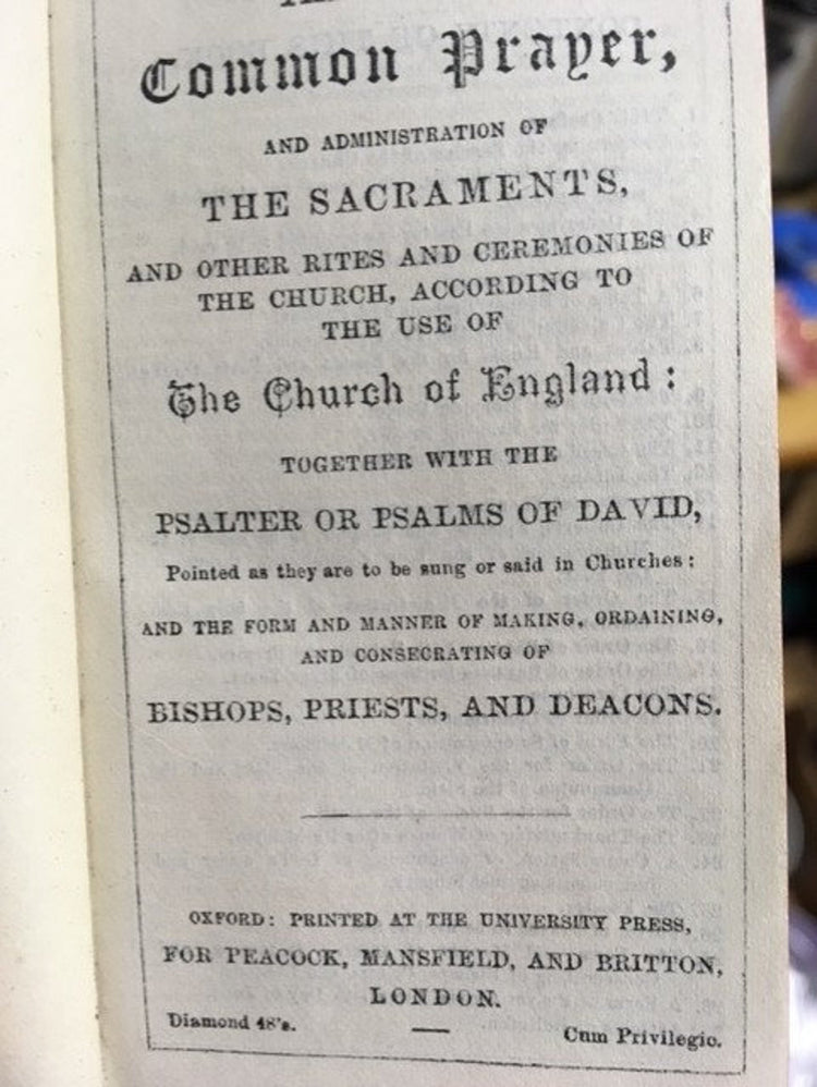 1800’s Leather Hymns and Prayer Books with Porcelain Birds