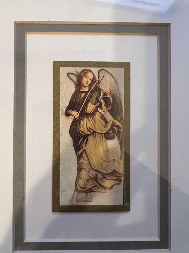 Set of 2 Vintage Antique Angel Lithographs