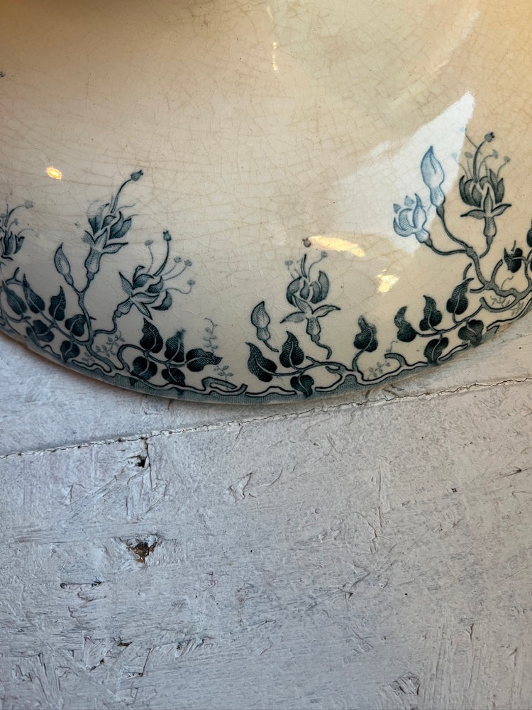Antique French Ironstone E. Bourgeois Paris / Marseille Compote