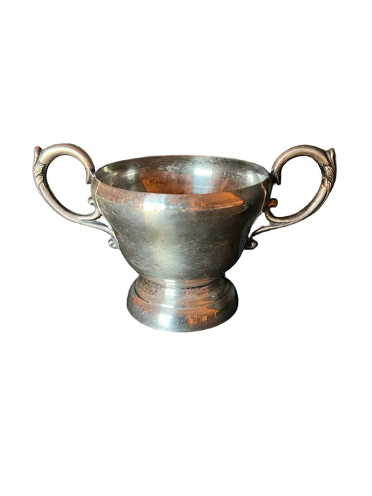 Silver Plated Copper Sugar Bowl