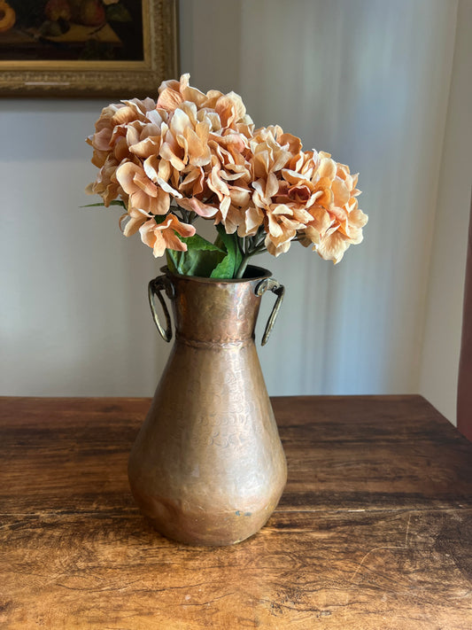 Antique Primitive Copper Vase