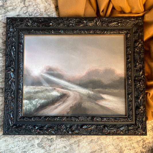 Framed Original Impressionist Landscape Painting