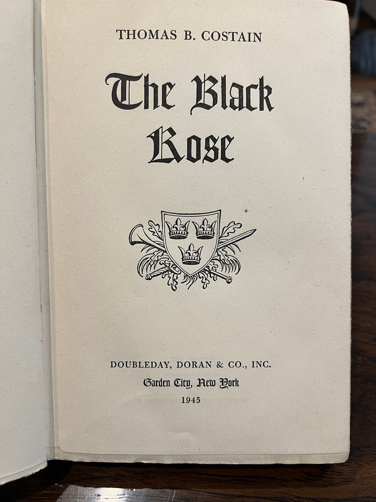 Vintage Book - The Black Rose, 1945