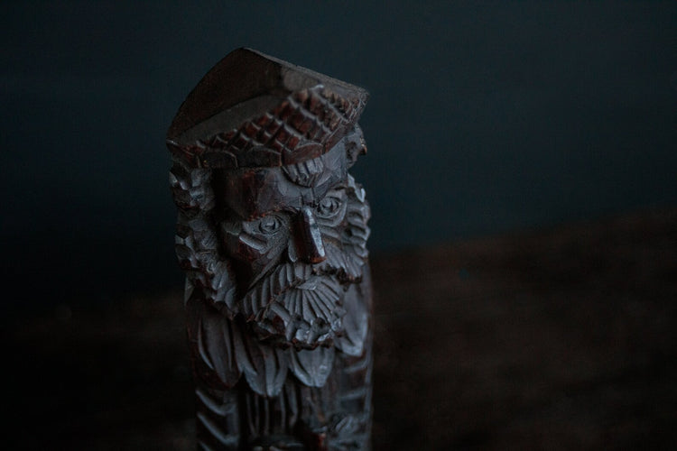 Antique Carved Wood Figure