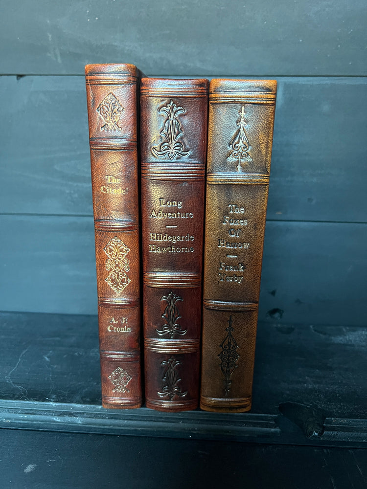 Vintage Leather 1930 - 1940’s Books