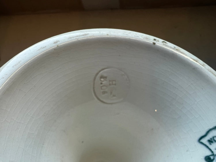 Antique French Ironstone MIGNON Pattern Compote