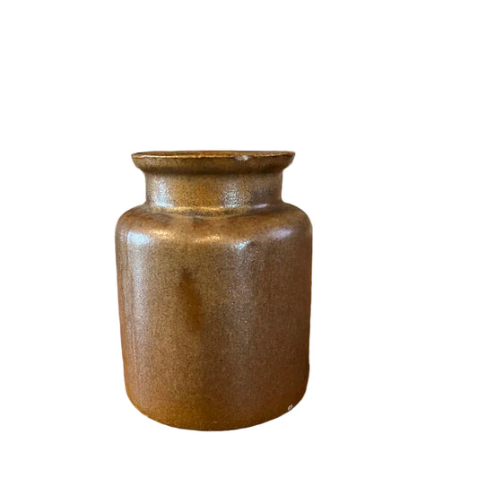 Antique French Mustard Jar Pottery