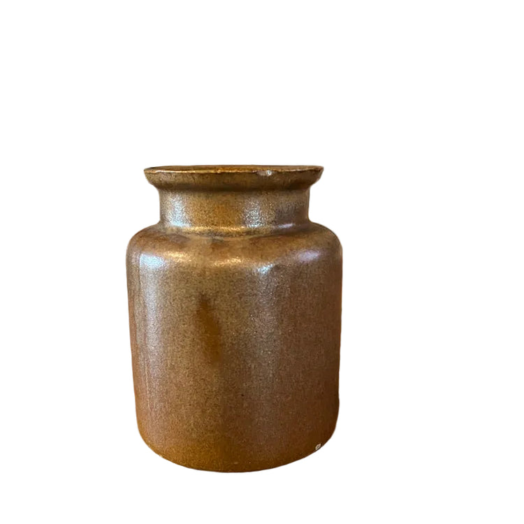 Antique French Mustard Jar Pottery