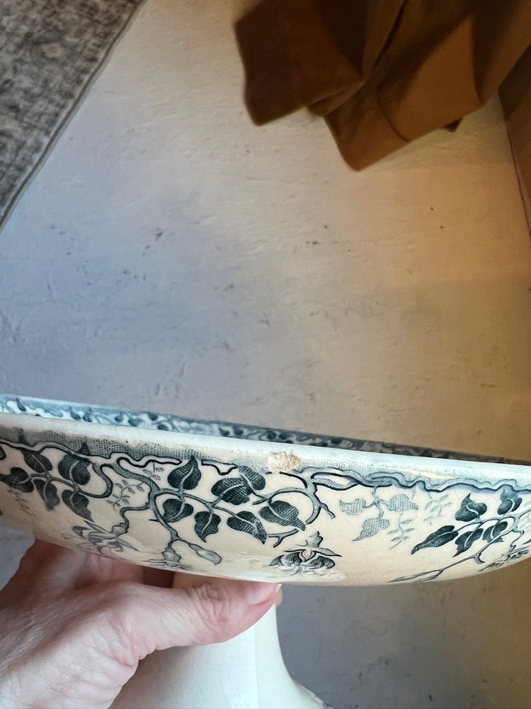 Antique French Ironstone E. Bourgeois Paris / Marseille Compote