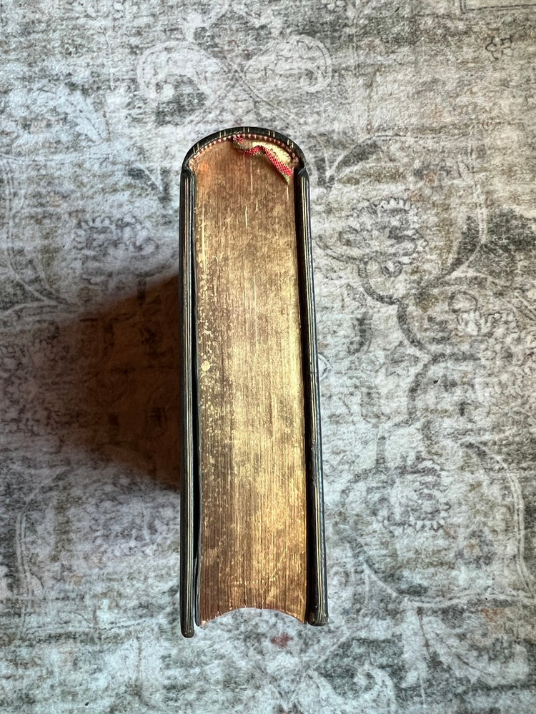 Sacre Coeur Antique French Green Leather Bound Missel Book, 1893