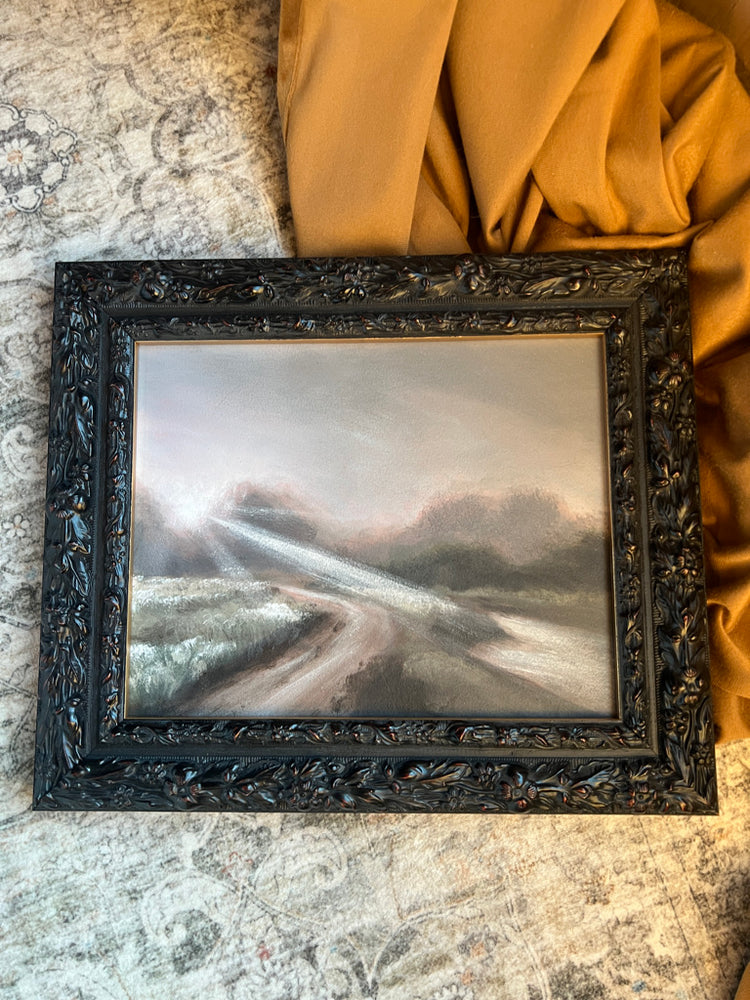 Framed Original Impressionist Landscape Painting