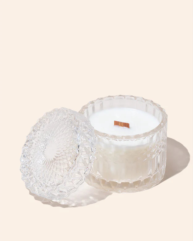 Crystal Clear Vintage Style Candle