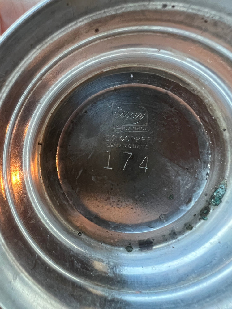 Silver Plated Copper Sugar Bowl