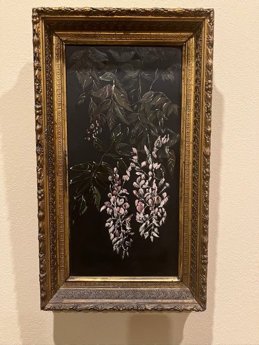 Antique Dark Moody Floral Original Painting