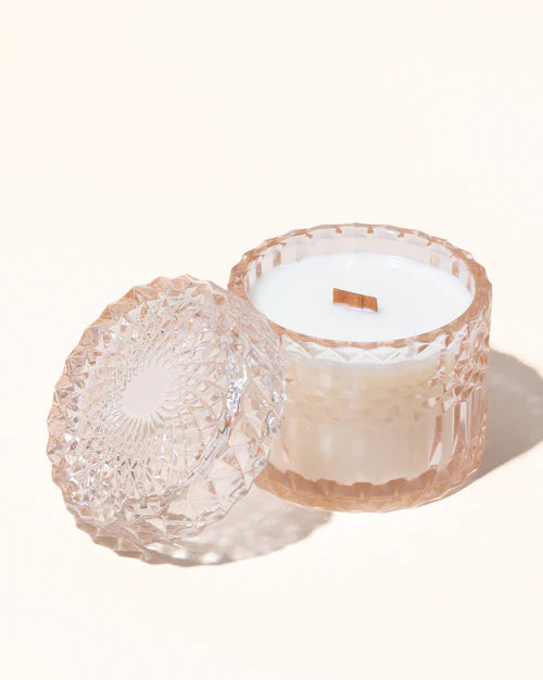 Pink Vintage Style Candle