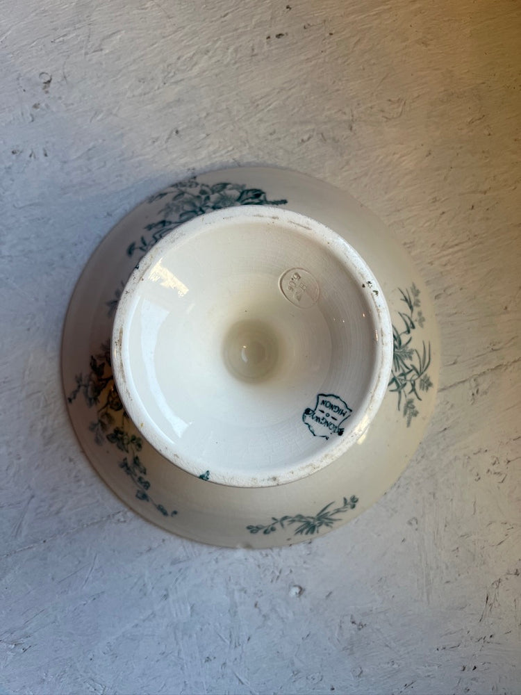 Antique French Ironstone MIGNON Pattern Compote