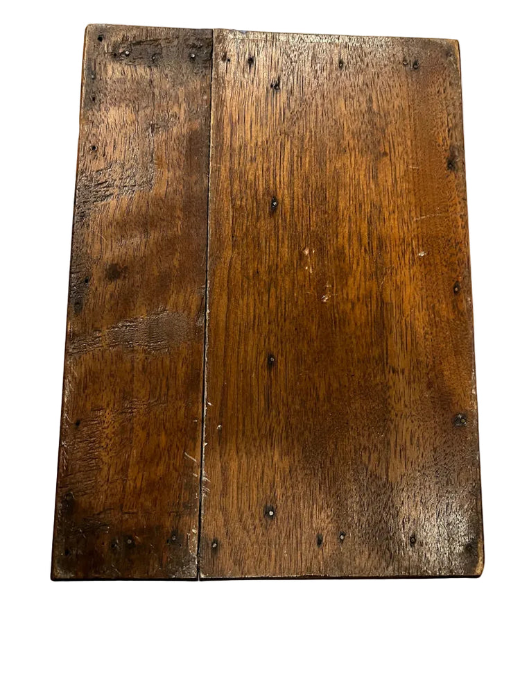 Antique Wood Utensil Tray