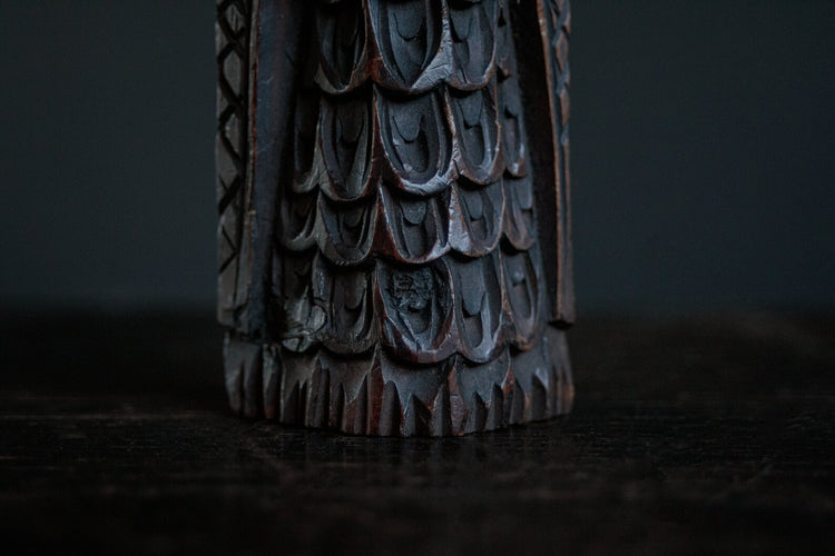 Antique Carved Wood Figure