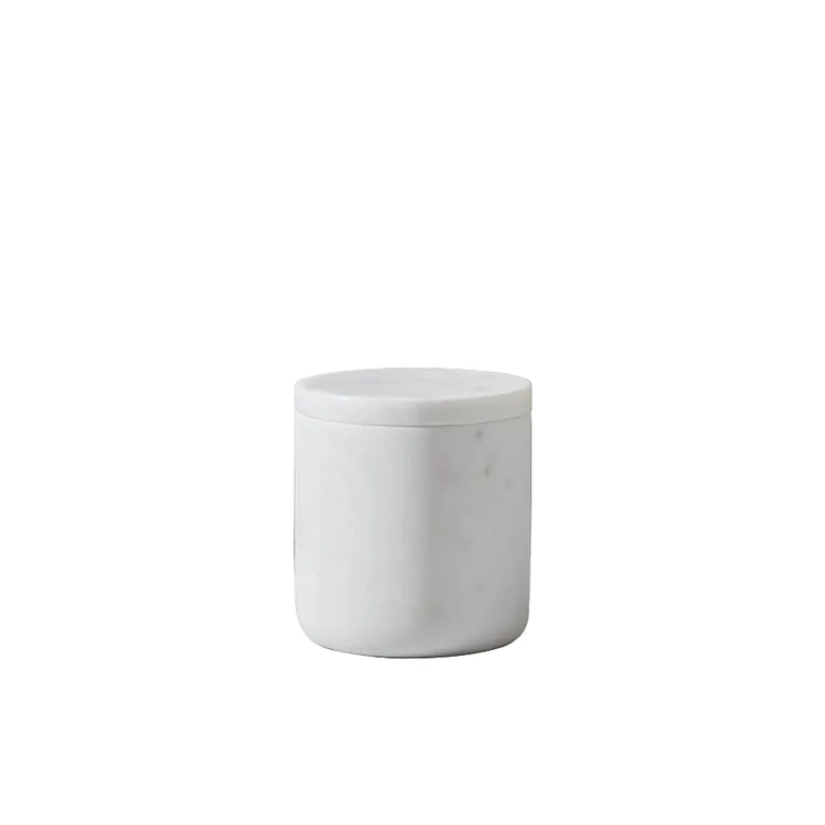 White Marble Canister