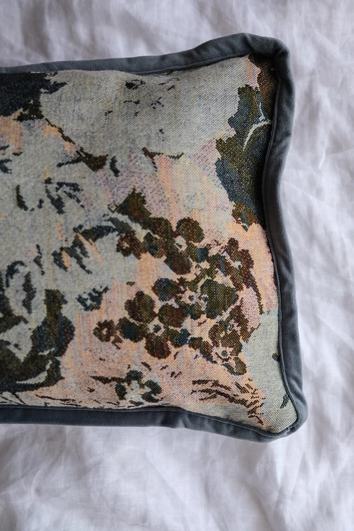 Moody Floral Long Lumbar Pillow Cover